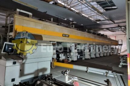 Used Schiavi rotogravure printing machine for sale.